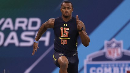 Deshaun Watson runs an unofficial 4.67 40-yard dash