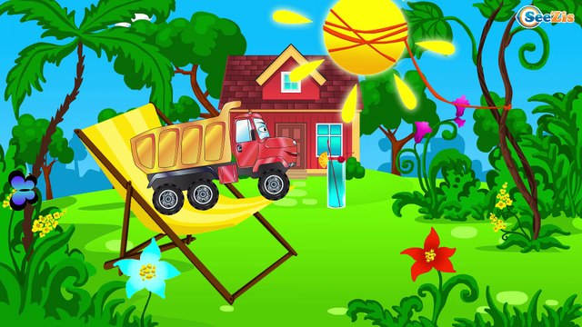 Truck with Street Vehicles for Kids - Cars & Truck Cartoons Transport for Children - Cars Cartoon