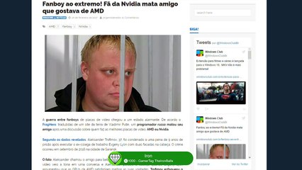 Noticias Xbox - Fã da Nvidia mata amigo que gostava de AMD