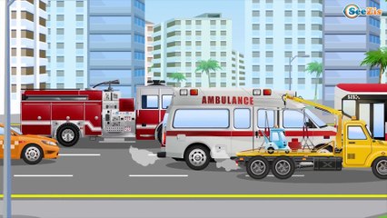 Мультики про Машинки Полицейская Машина Погоня 2D Мультфильм Сборник для детей Городок Машинок