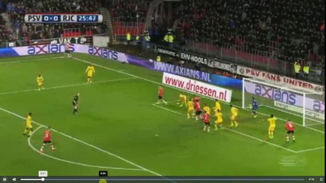 Moreno Goal - PSV Eindhoven vs Roda JC Kerkrade 1-0 04.03.2017 (HD)