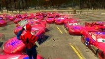 Spider-Man & Spiderman Colors Disney Cars & Bike Epic Run Superhero Lightning McQueen Nursery Rhymes