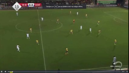 De Schutter Red Card -  Waasland-Beveren vs Gent  0-0  04.03.2017 (HD)