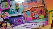 Dora y Amigos de Adopción de Animales Center en Español Play Doh Adopción de Animales de Juguete Episo