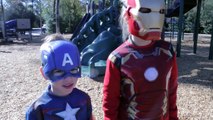 Little Heroes Captain America vs Iron Man In Real Life | Civil War Episode 5 | Superhero K