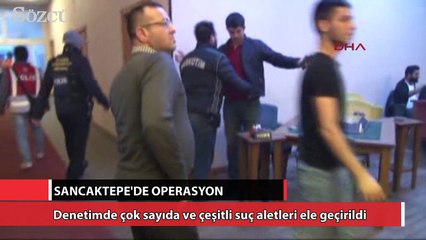 Sancaktepe’de uyuşturucu ve asayiş denetimi