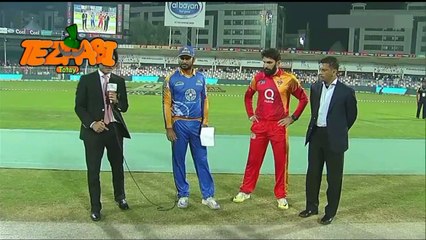PSL KK v IU Toss Punjabi Totay Funny Tezabi Totay