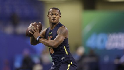 Deshaun Watson puts on a show during throwing drills