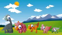 Finger Family Dinosaur Song | Nursery Rhyme Animation for Children | Dinosaurs Daddy Finger