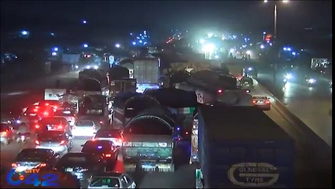 Traffic Jam At Babu Sabu Due To Protest