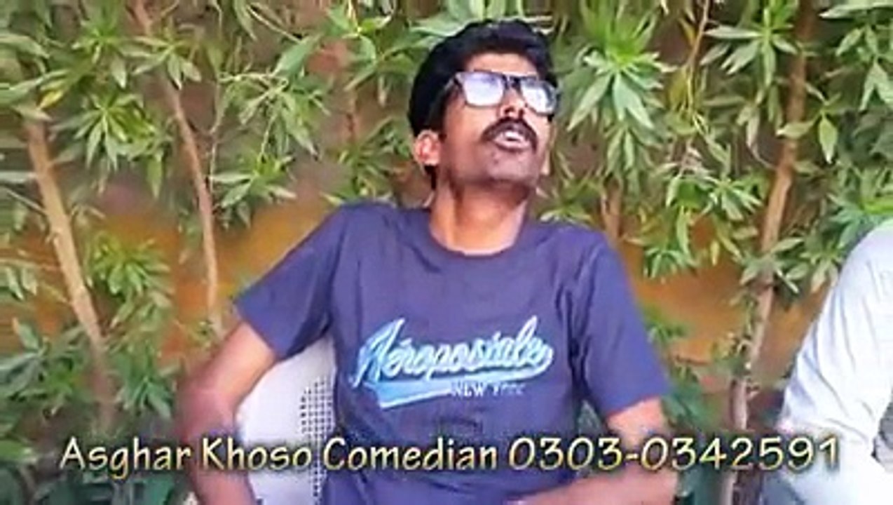 Asghar Khoso Comedy - Jhoot - Asghar Khoso - Funny Video