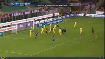 Bacca Second Goal - Ac Milan vs Chievo 2-1 04.03.2017 (HD)