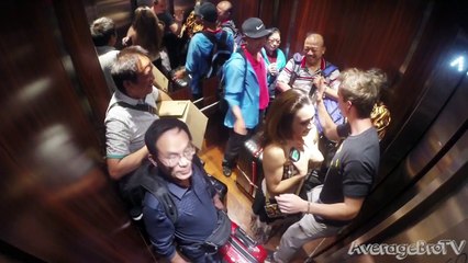 Kissing Pranks - Kissing in an Elevator Prank In Front Of Everyone!