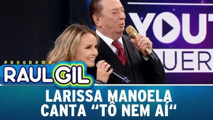 Larissa Manoela canta `Tô nem aí`