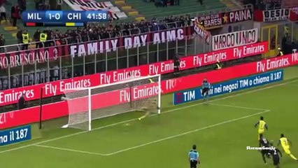 اهداف مباراه ميلان 3-1 كييفو فيرونا 4-3-2017