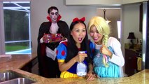 PopTart & Lucky Charms Challenge w/ Snow White, Baby, Mcdonalds happy meal, Poison Ivy, Hu