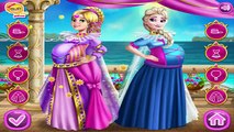 BARBIE GIRL Elsa Y Rapunzel Embarazada Bffs ✫ Juegos de Vestir Para Niños ✫ DG Bebé Top Juegos