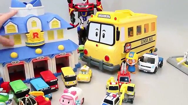 Robocar Poli Coches De La Policía Tayo El Pequeño Autobús Inglés Aprender Los Números De Colores Juguete Sorpresa