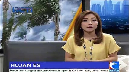 Hujan Es Disertai Angin Kencang Terekam Kamera Warga
