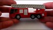 Learning Emergency vehicles starting with letter F to kids with tomica トミカ