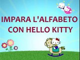 alfabeto italiano per bambini - impara lalfabeto con hello kitty - abc per bambini