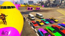 Biggest Airplane Transportation Colors Taxi Spaderman Smash Party Nursery Rhymes