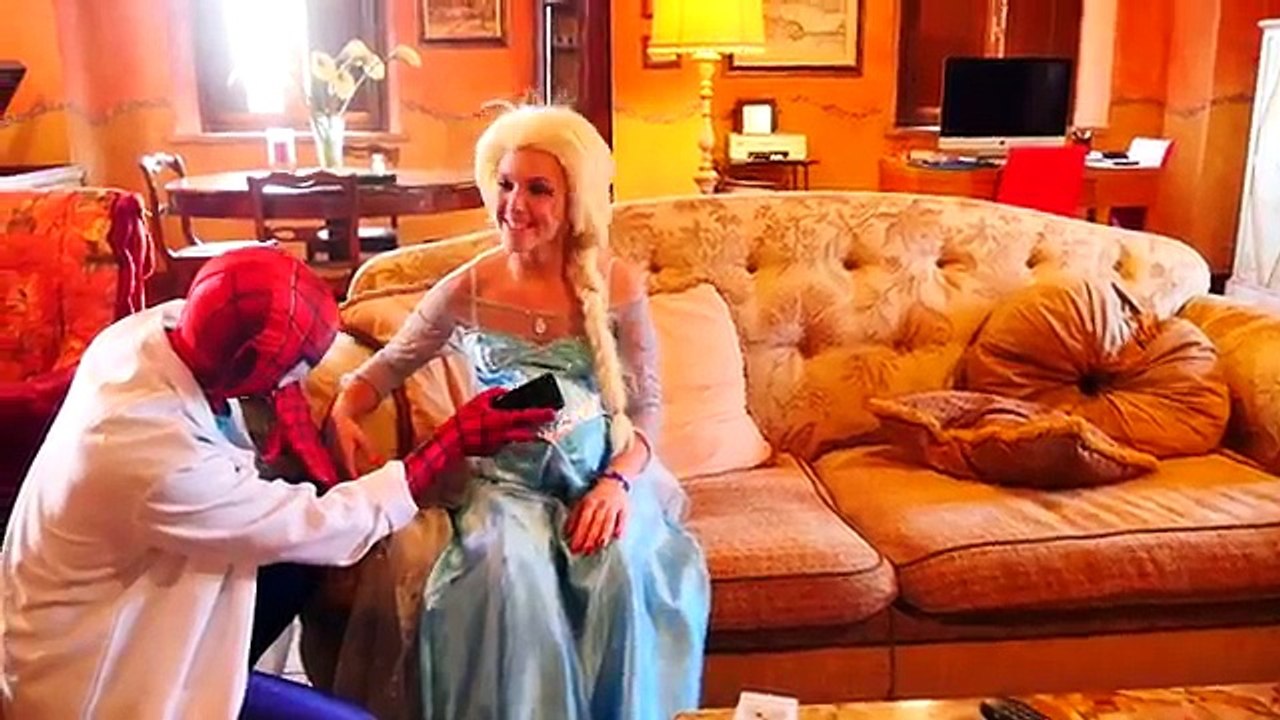 Spider-Man vs Pregnant Frozen Elsa vs Babies & Doctor Maleficent ! Fun Superheroes Movie I