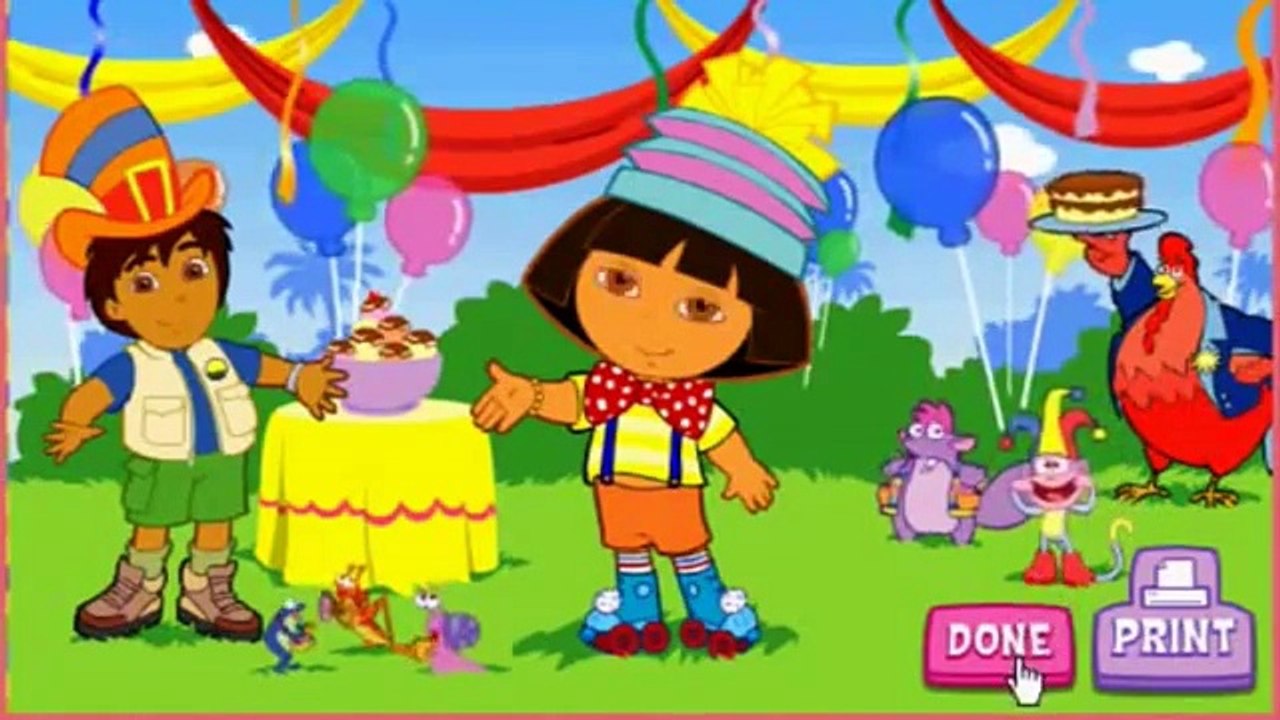 Dora the Explorer Game Movie - Super Silly Costume Maker - Go Diego Go Games