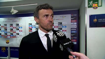 Luis Enrique: “One of the best games of the season”