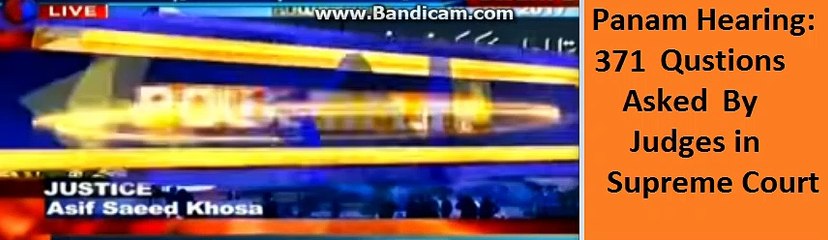 371 Questions asked by judges in whole Panama Case Hearing