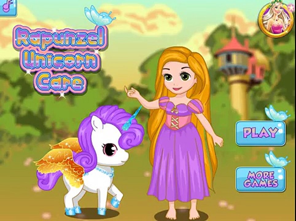 Rapunzel Unicorn Care - Funny Princess Games