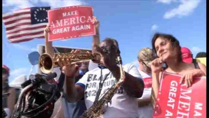 Download Video: Cientos de simpatizantes de Trump le expresan su apoyo en marchas por EE.UU.