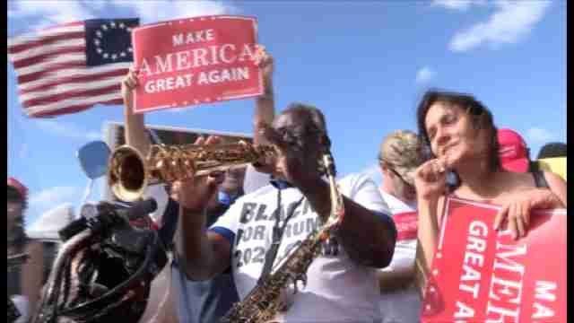 Cientos de simpatizantes de Trump le expresan su apoyo en marchas por EE.UU.