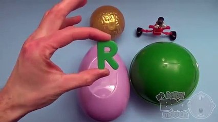 Disney Cars Surprise Egg Learn A Word! Spelling Words Starting With R! Lesson 1!