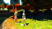 Looney Tunes Bugs Bunny Lola Bunny Walk in Park Nursery Rhymes Cartoon