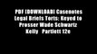 PDF [DOWNLOAD] Casenotes Legal Briefs Torts: Keyed to Prosser Wade Schwartz Kelly   Partlett 12e