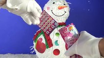 Christmas surprise eggs and toys - Santa Claus Kinder chocolate snowman surprises for kids
