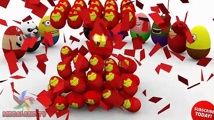 Aprender los Colores Para Niños de Bebé y Niños pequeños con Sorpresa de Spiderman Huevos |Lollipop Colorín