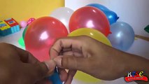 bolloon surprise toys for kids videos | Putting toys kids into balloons