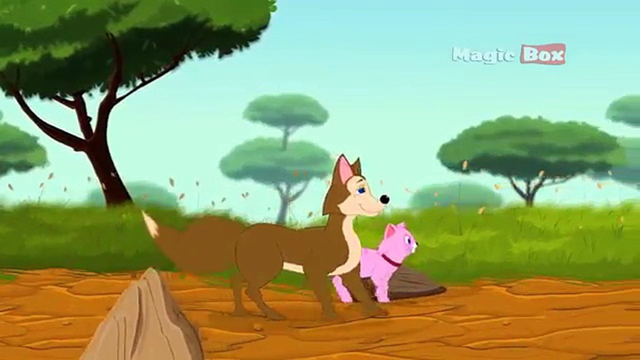 cartoon Fox And The Cat - Aesop's Fables - Animated Cartoon Tales