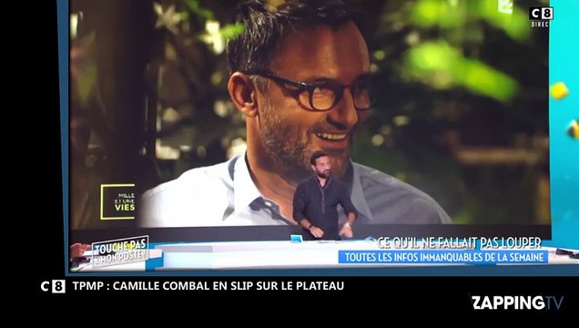TPMP - Camille Combal en slip sur le plateau, les images insolites (Vidéo)