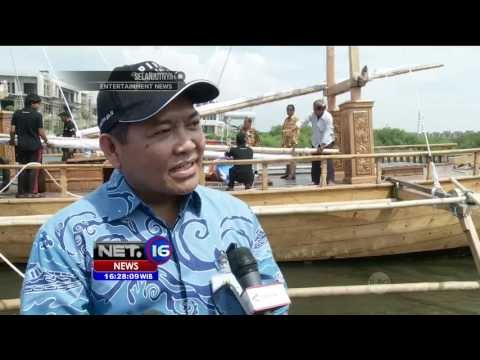 Menakjubkan! Kapal Kayu Buatan Anak Bangsa Ini Didesain Mirip Kapal Era Majapahit - NET16
