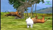 Обучения звуки животных и веселые видео для детей мультфильм