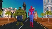 Colors Spiderman Vs Skeleton Monsters Finger Family | Hulk Joker Prank Frozen Elsa Funny S