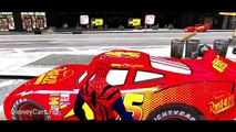 SPIDERMAN : Amazing Spider man Lightning McQueen ! Disney Cars for Kids Nursery Rhymes Son