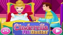 Vamos a Jugar a la Cenicienta de la Gripe Médico de Disney, Barbie la Princesa de Juegos para Niños ► BibuKids