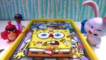 Spongebob Gets Bitten By a Snake and Gets Operated on for Toy Surprises! Operation Game!