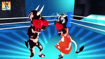 Domestic Animals Finger Family Rhymes Collections Cow | Cartoon 3D Rhymes For Children