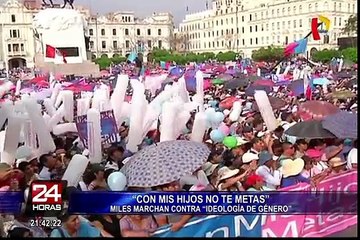Así se desarrolló la marcha ‘Con mis hijos no te metas’
