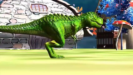 3D Giant Snake vs Dinosaurs Short Movie | 3D Cartoon Movies For kids